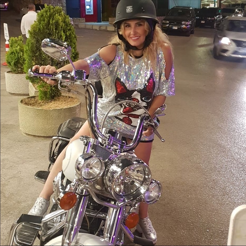 Sequined short dress/Silver/ Red/ Unique piece/